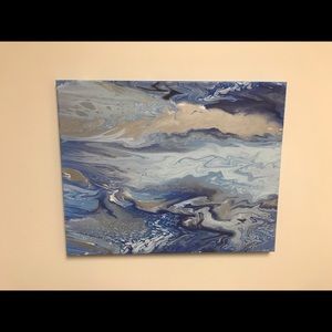 Acrylic Paint Pour Painting